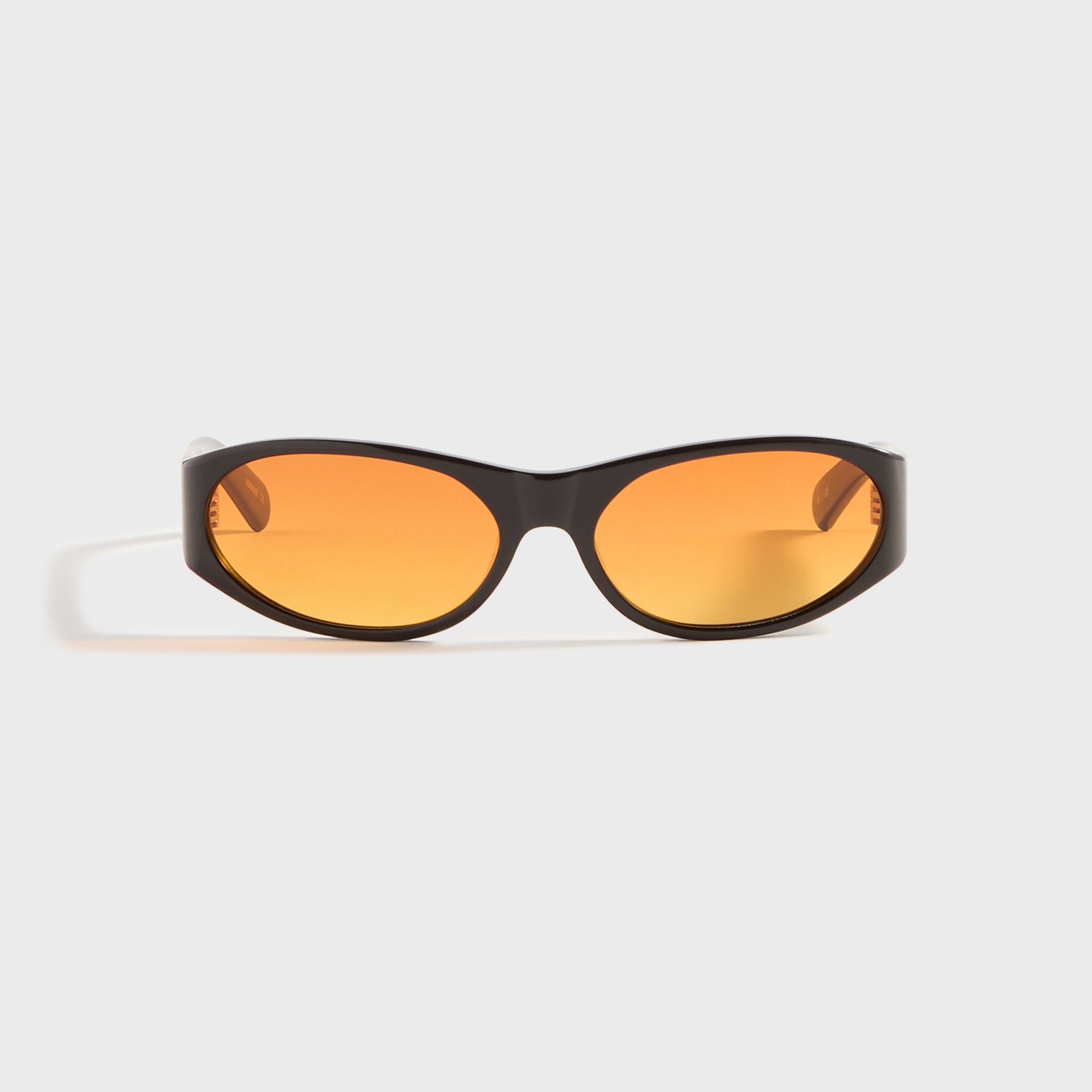 Flatlist Eddie Kyu in Solid Brown / Sunset Orange Lens