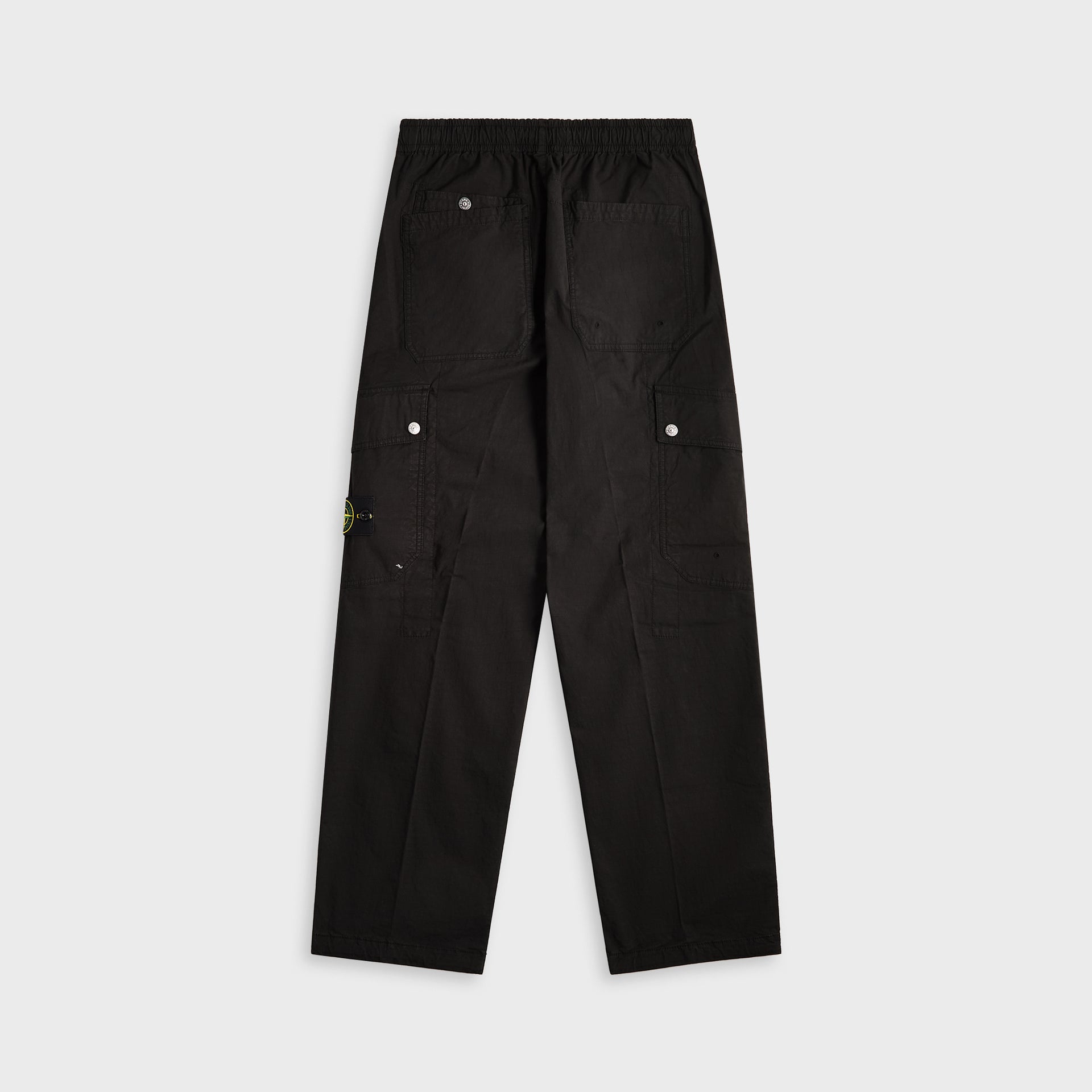 Stone Island Mil-Spec Stretch Ripstop-Tc Garment Dyed Cargo Pant - Black