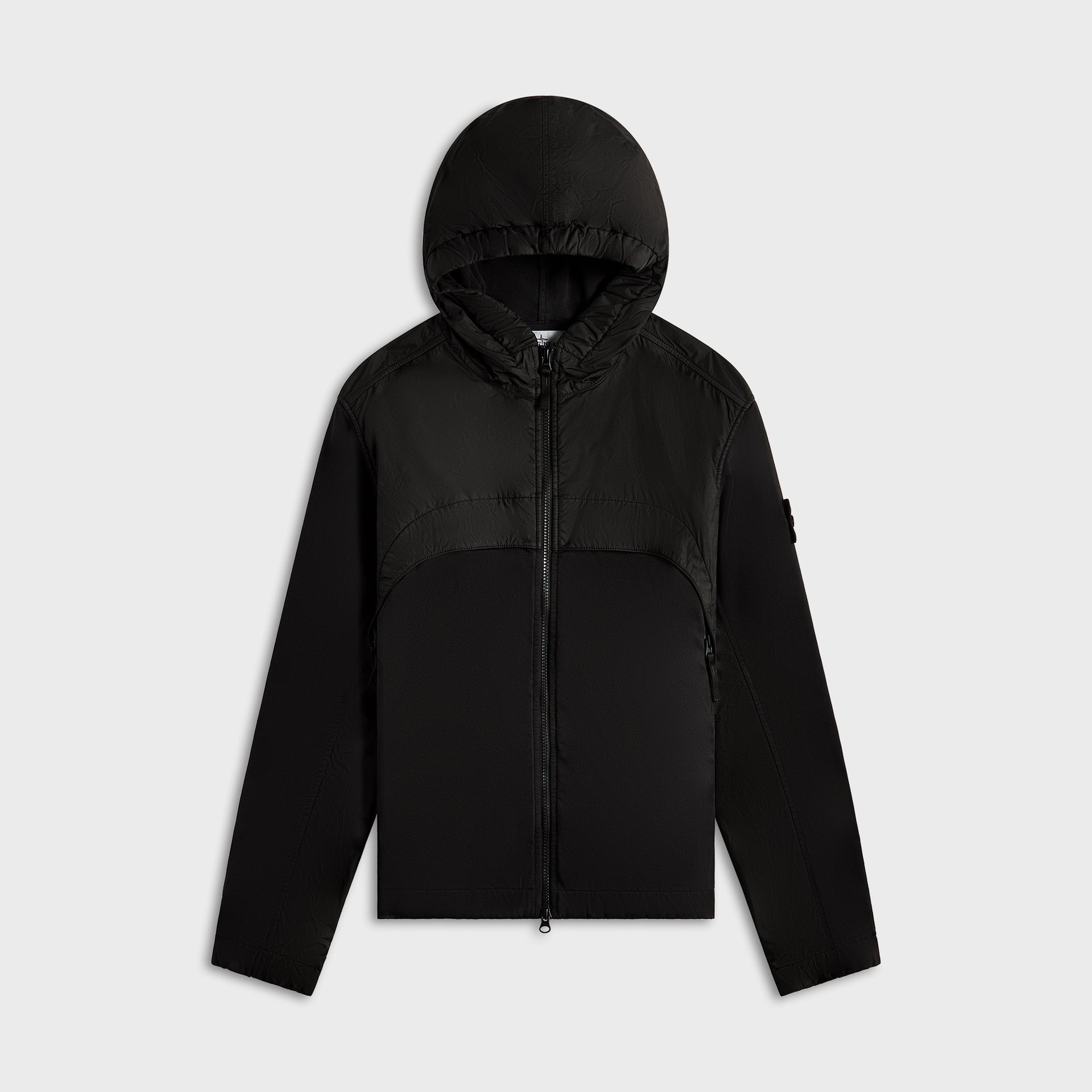 Stone Island Garment Dyed Crinkle Reps Nylon Jacket - Black