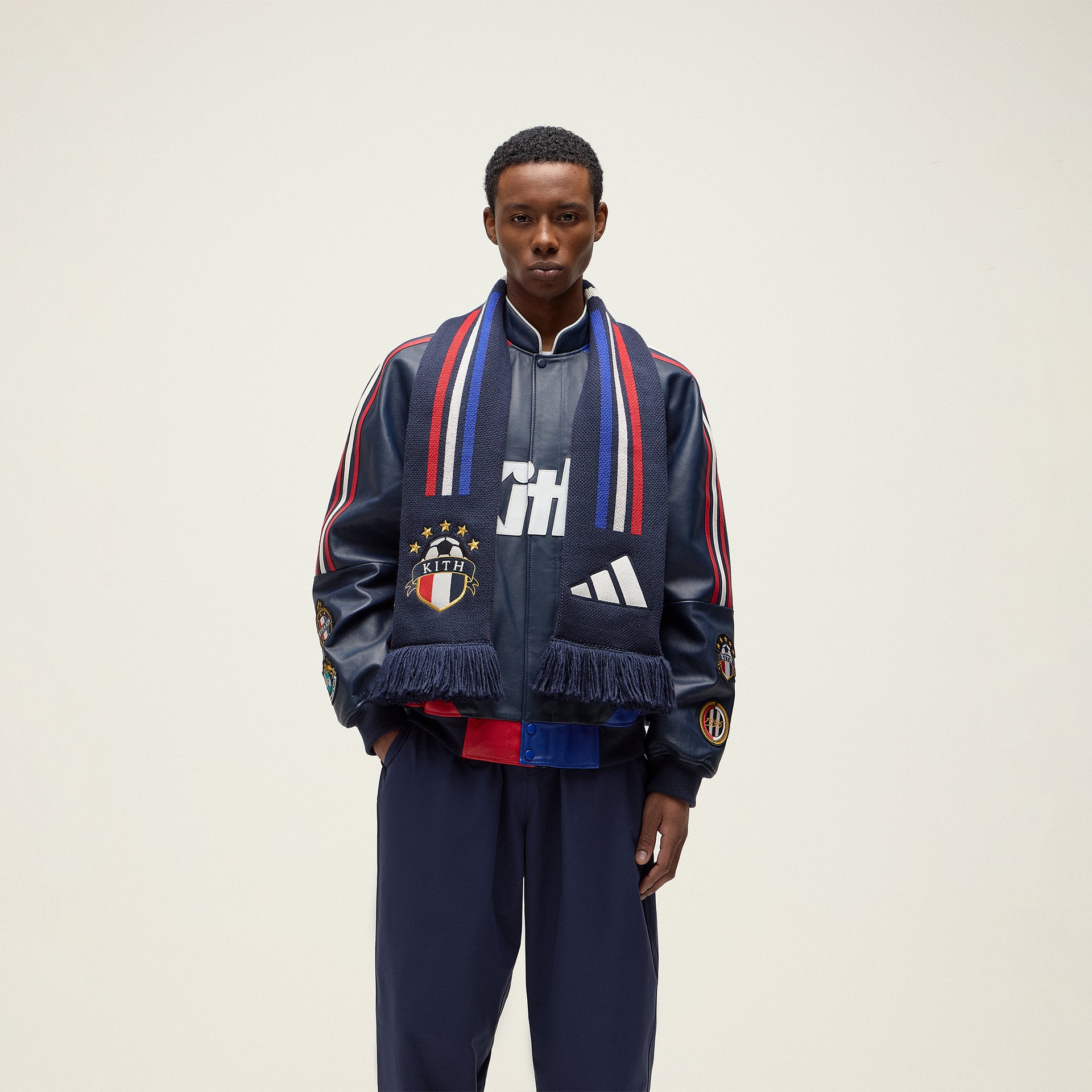 Kith for adidas Football Scarf in Legend Ink
