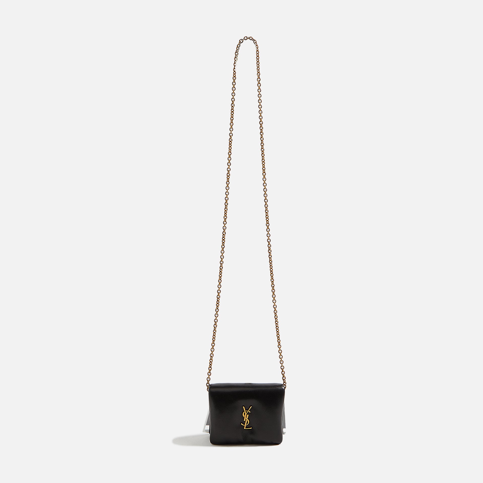 Saint Laurent YSL Wallet With Chain - Nero