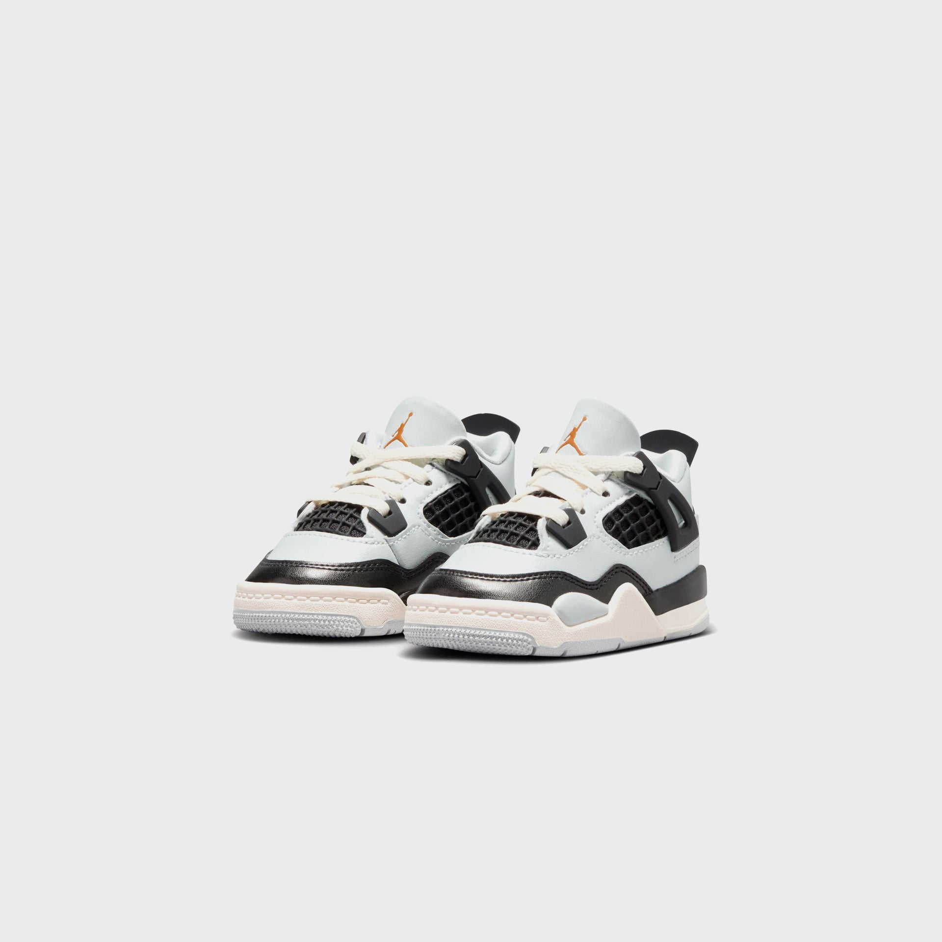 Jordan TD Air Jordan 4 Retro - Pure Platinum / Metallic Gold / Black
