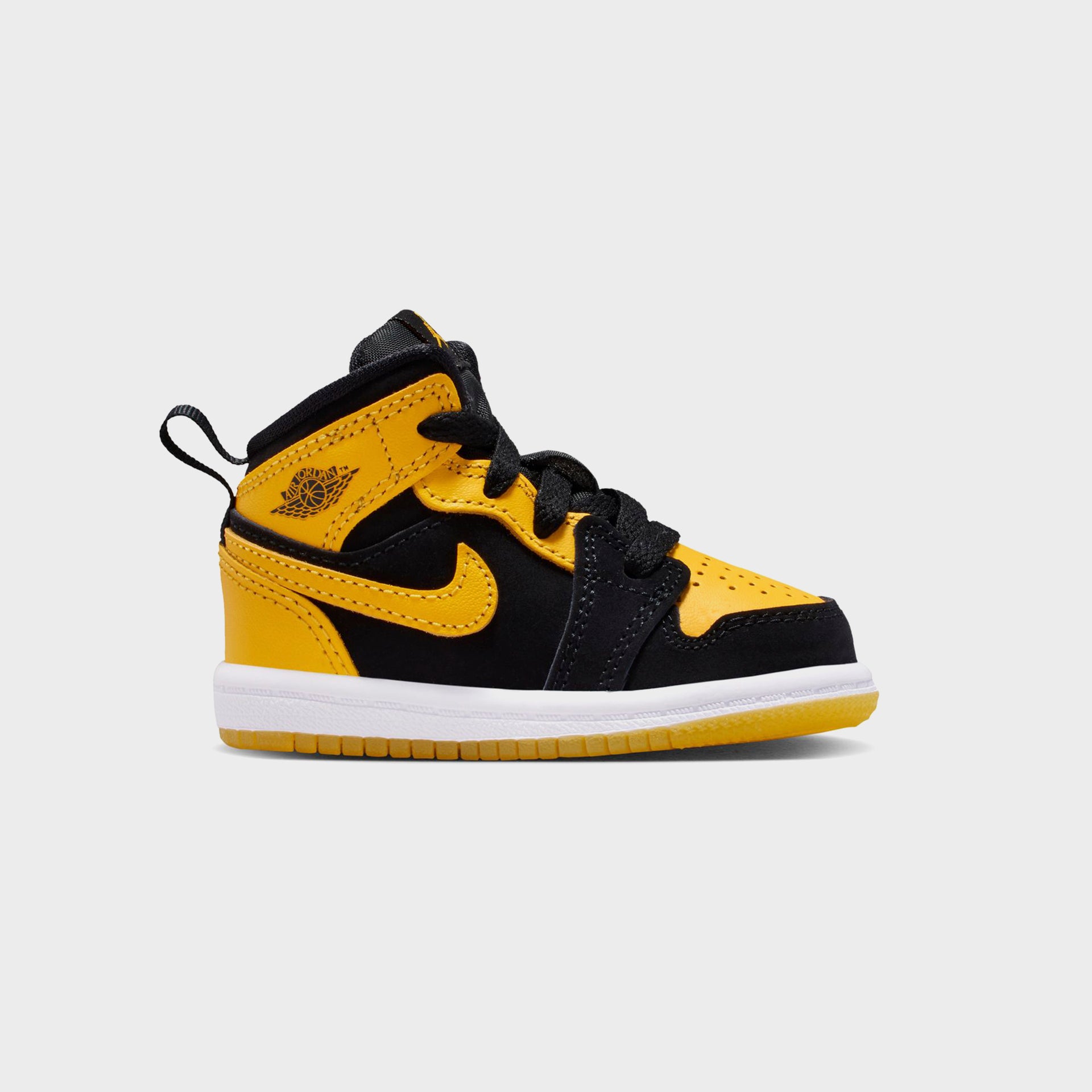 Jordan Air Jordan 1 Mid Se - Black / White / Varsity Maize