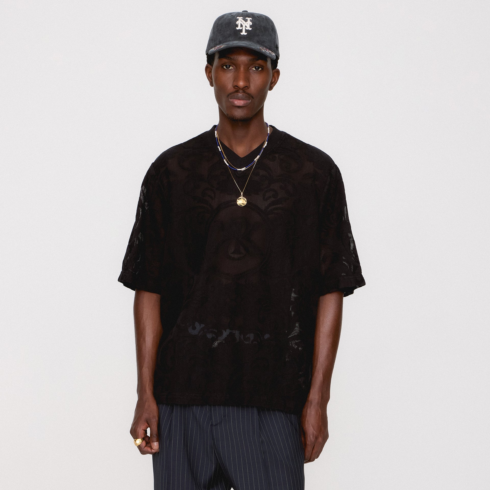 Kith Lace Warm Up Shirt - Black