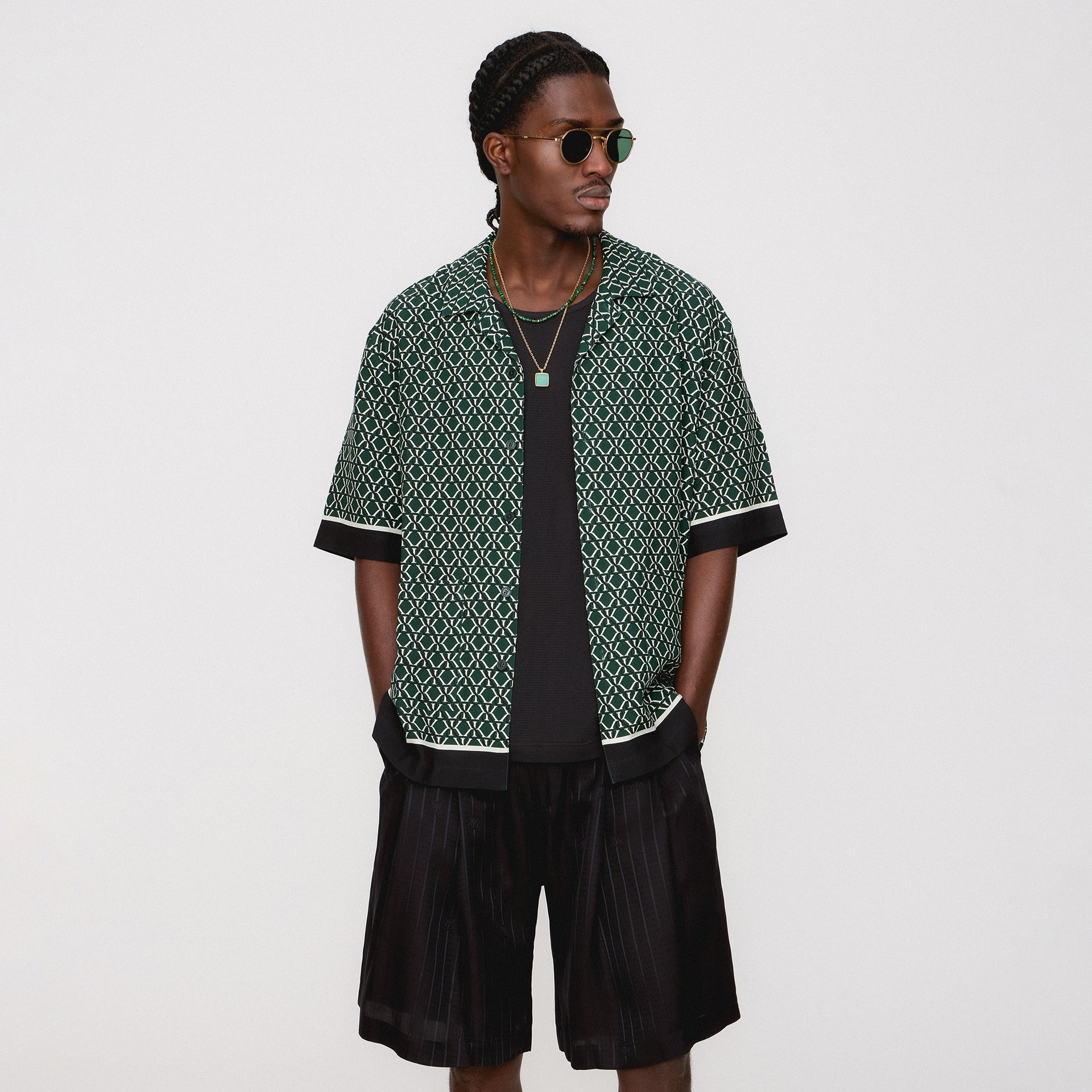 Kith Monogram Crest Reade Shirt - Stadium