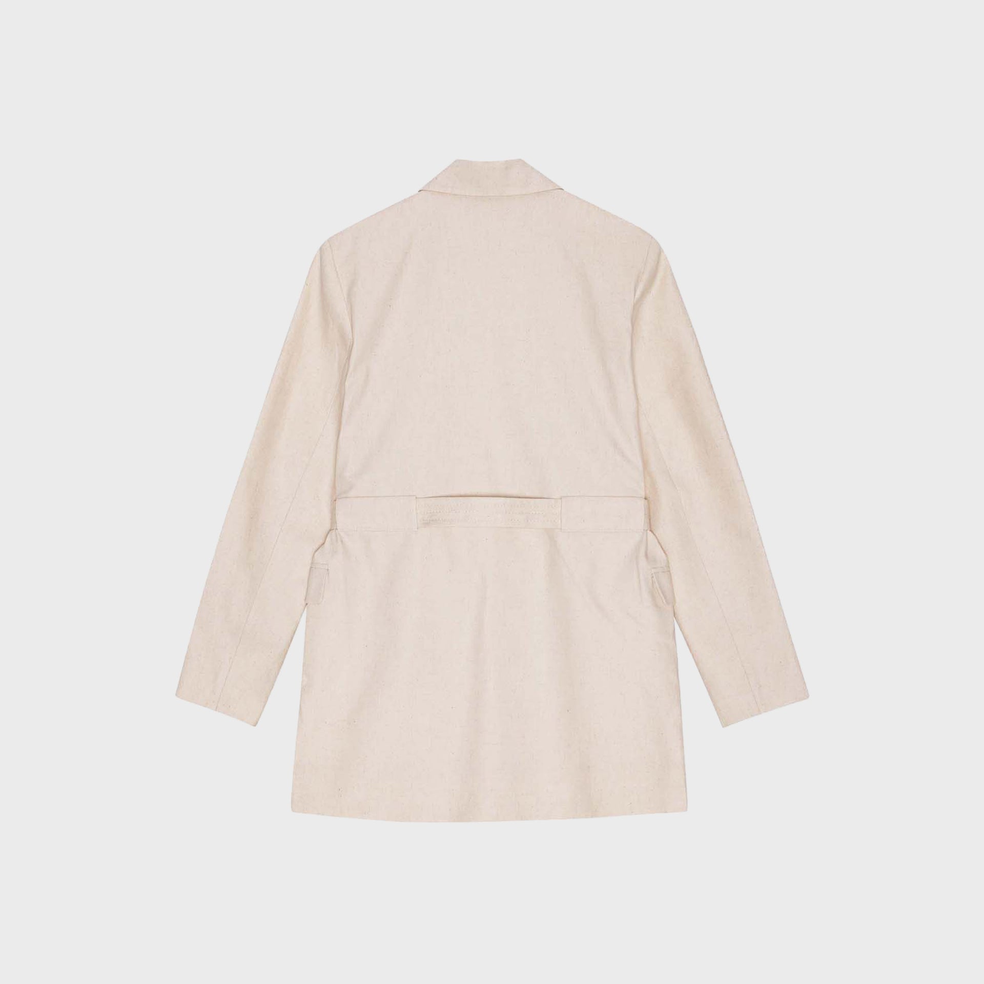 Ganni Cotton Melange Tailoring Blazer - Angora