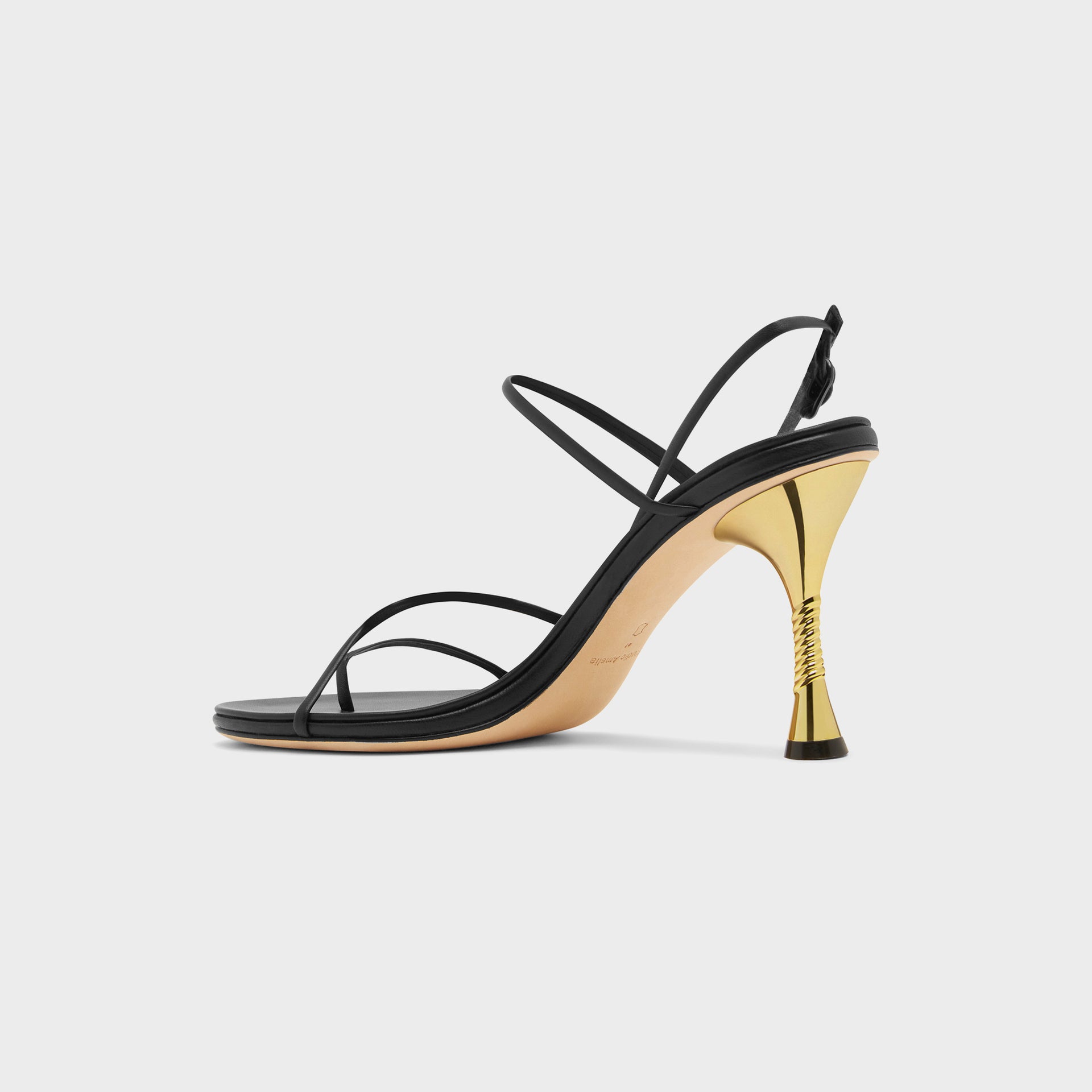 Studio Amelia Helix 90 Sandal - Black