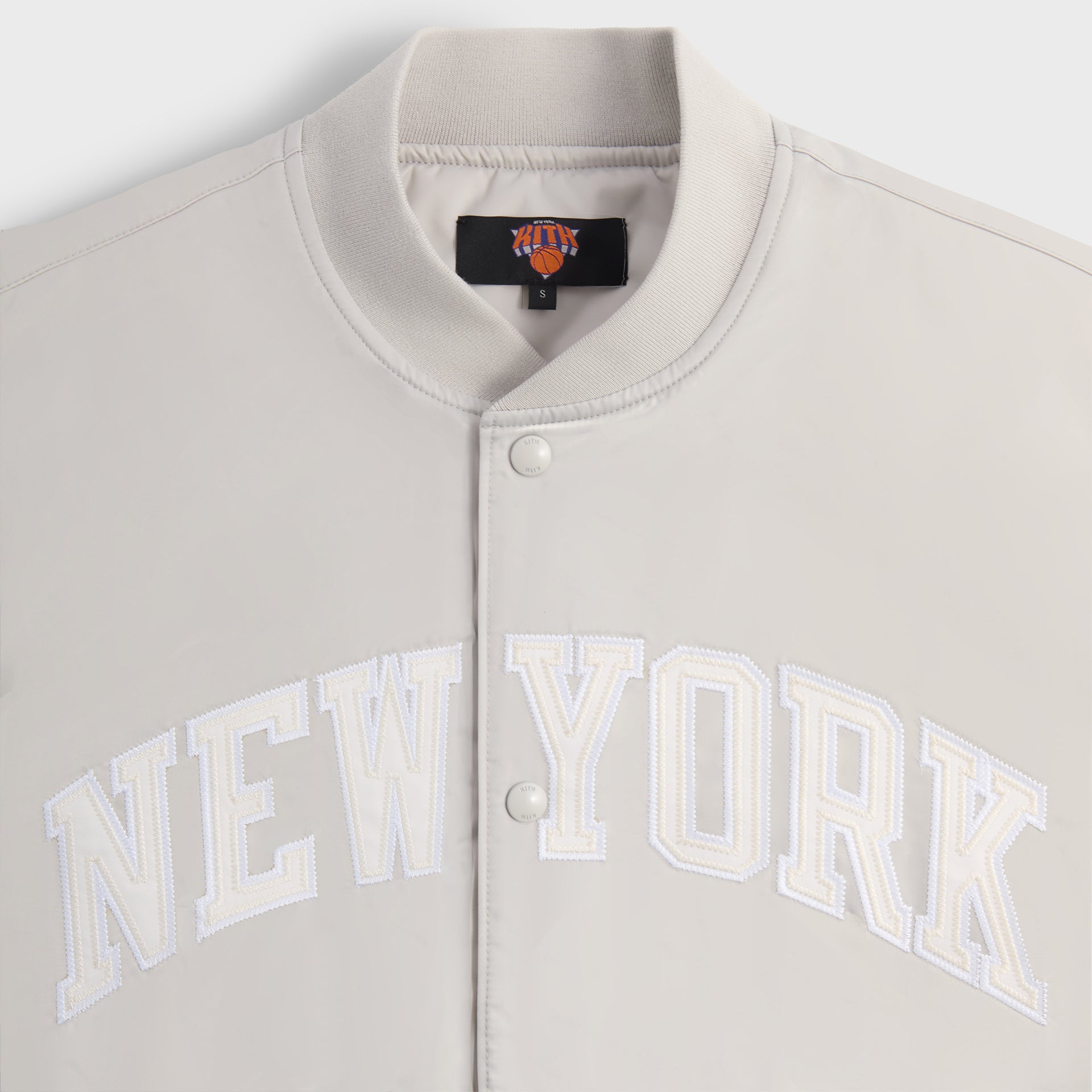Kith for the New York Knicks Empire Satin Bomber Jacket - Wake