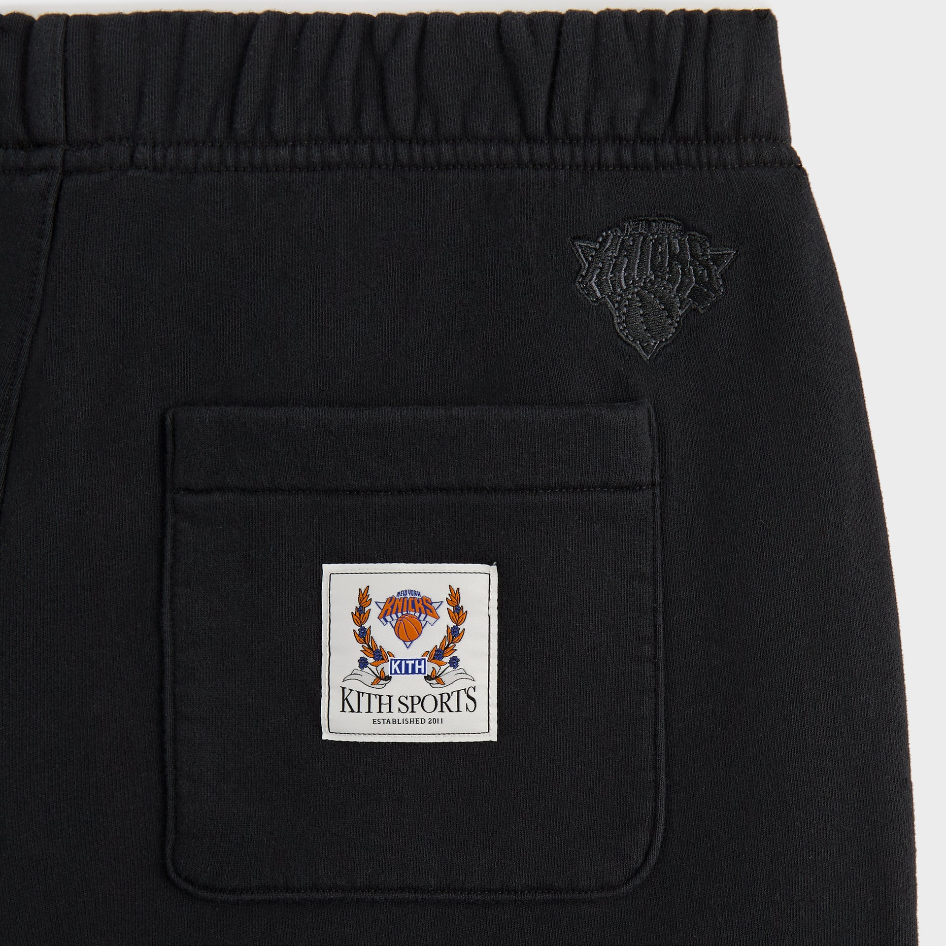 Kith for the New York Knicks Arched Vintage Nelson Sweatpant - Black