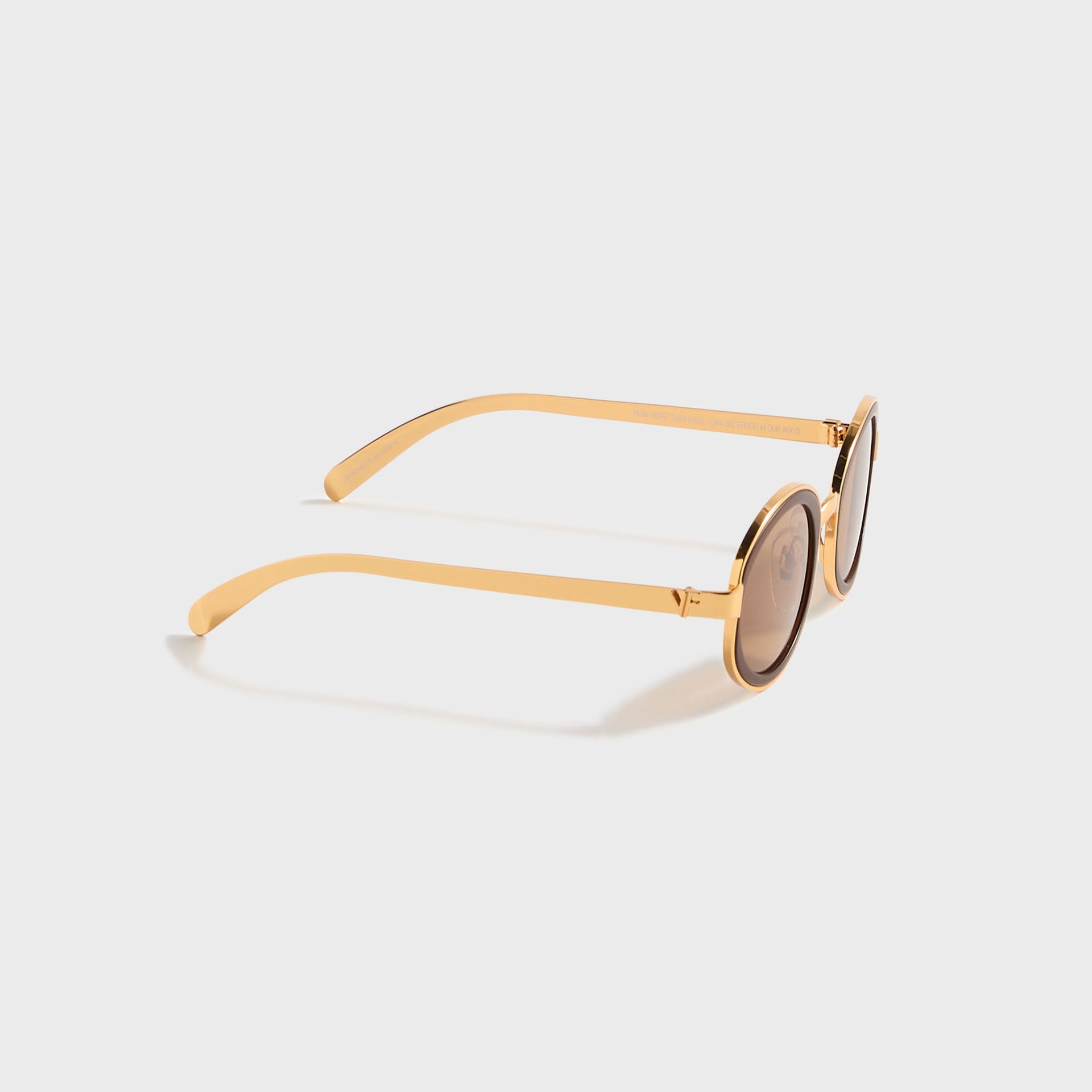 Vintage Frames Sincere 24KT in Gold / Matte Brown Espresso