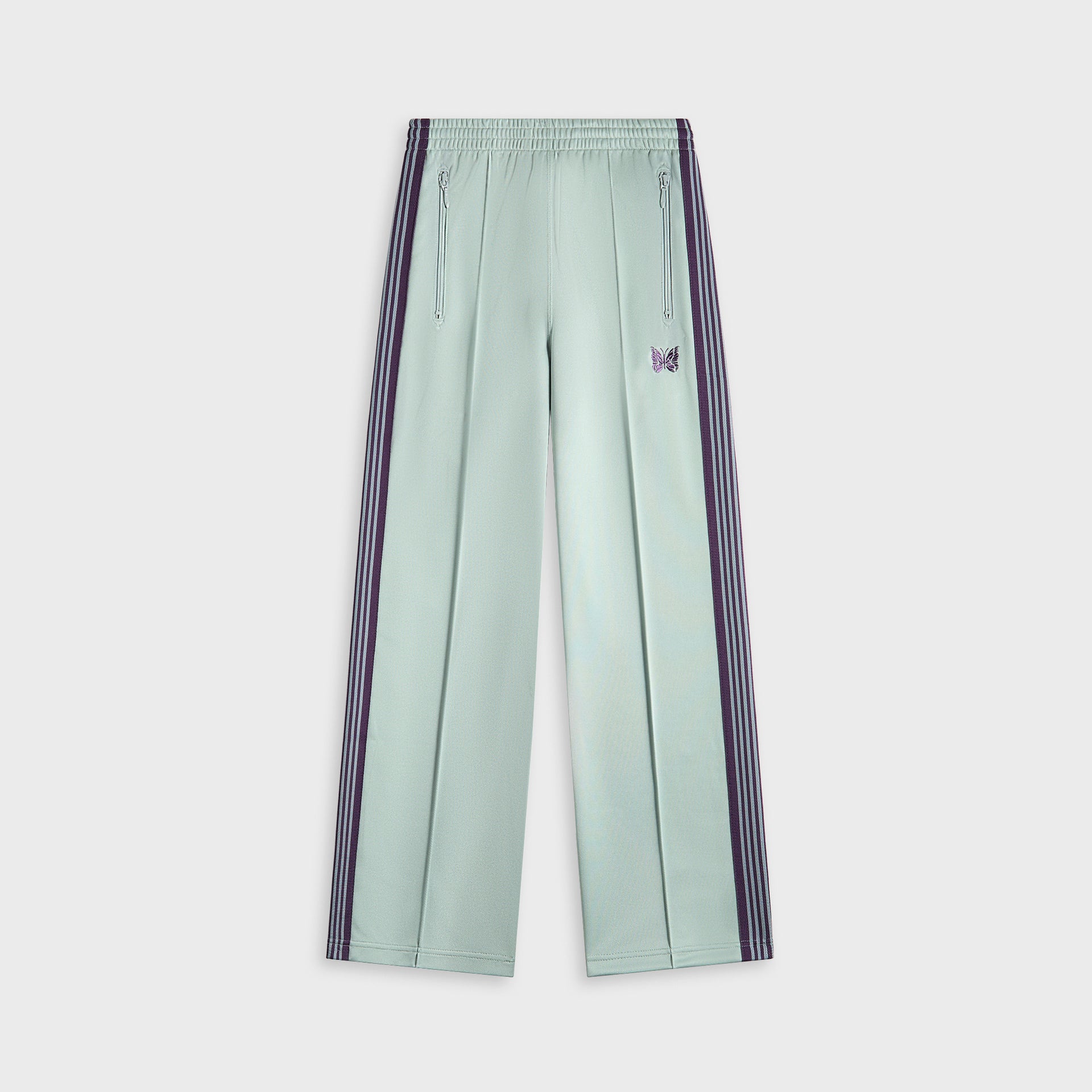 Needles Track Pant Poly Smooth - Sax