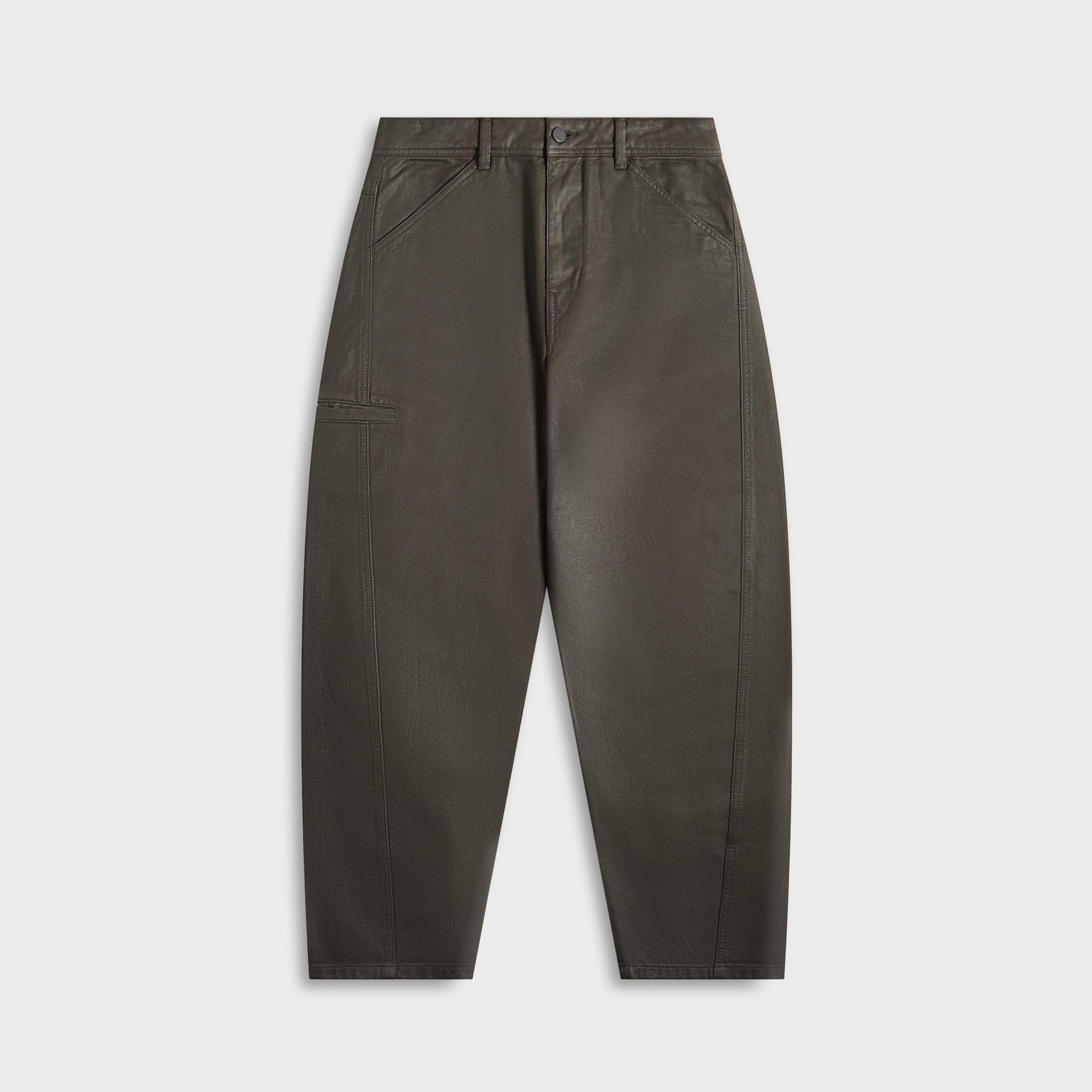 Lemaire Twisted Workwear Pants in Dark Chocolate