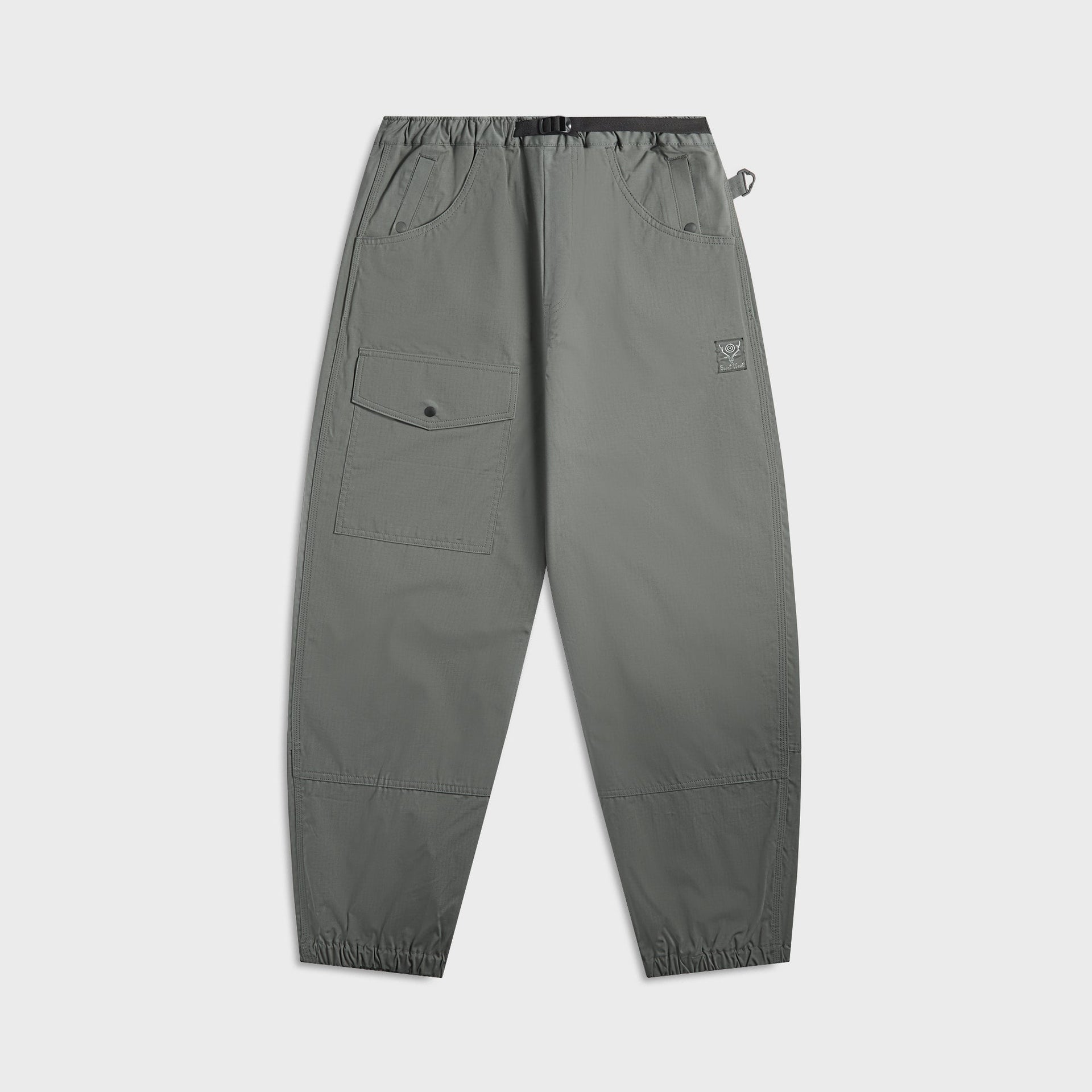 South2 West8 Belted Utility C/MO Pant  in Grey