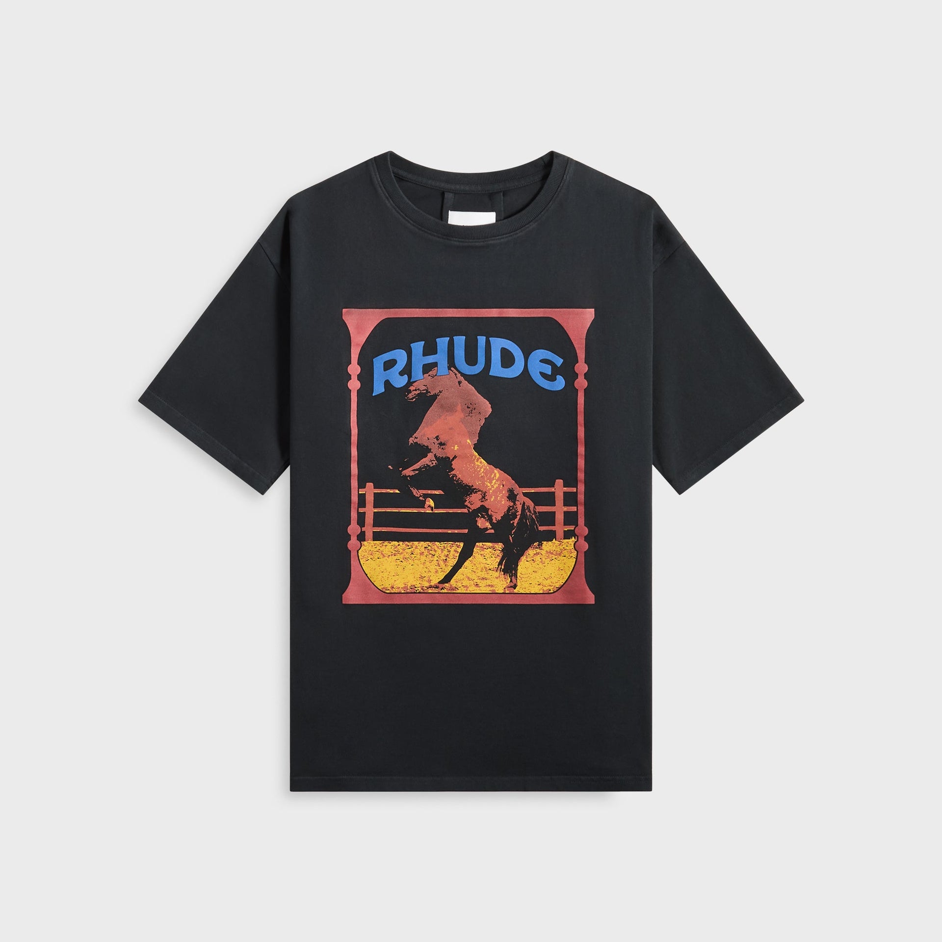 Rhude Cadre Tee in Vintage Black