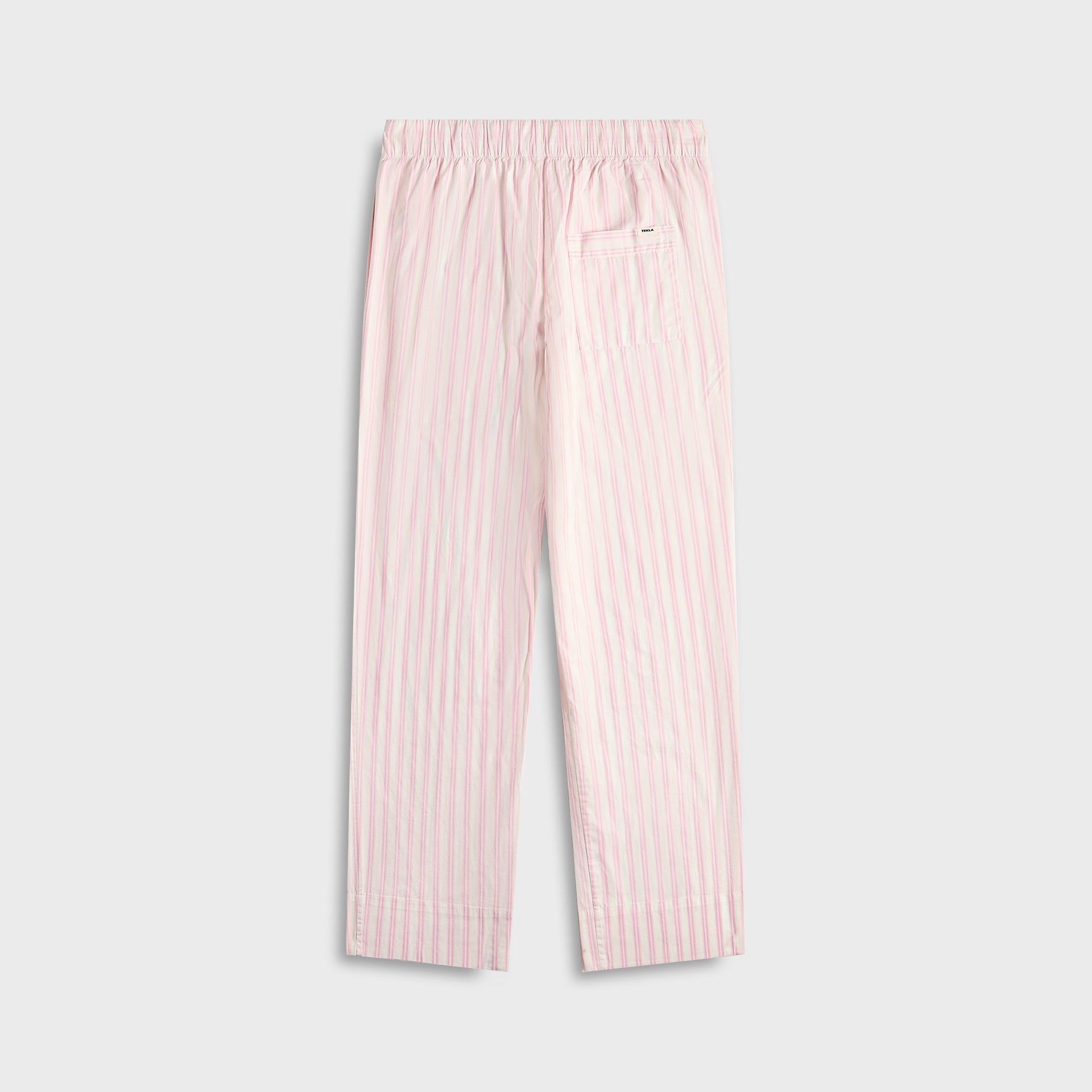 Tekla Cotton Poplin Pyjama Pants in Hatty Stripes